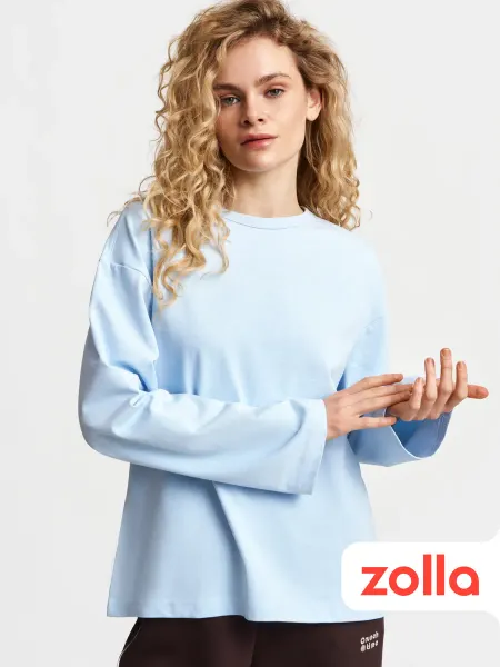 Zolla Женский лонгслив из хлопка