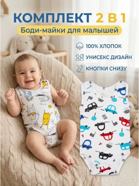 Вернисаж Боди для новорожденных