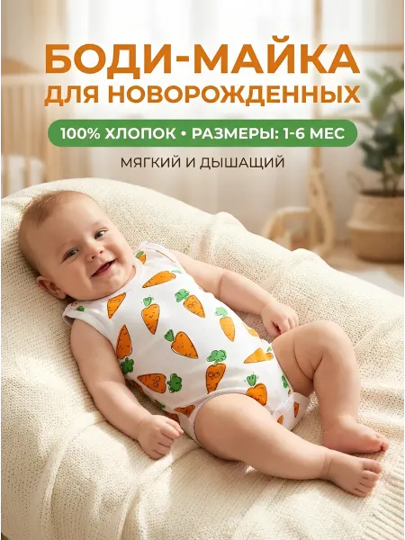 Вернисаж Боди для новорожденных