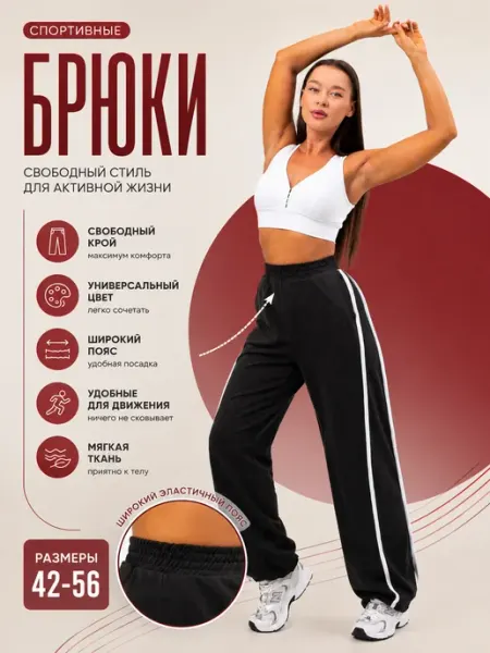 ИП Спирина Е.В. Спортивные штаны без начеса джоггеры