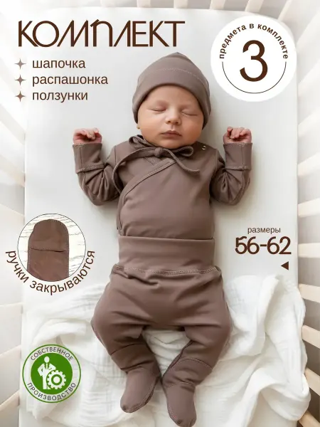 JASIKIDS Детский комплект для новорожденных в роддом и на выписку