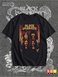 Футболка с принтом Black Sabbath