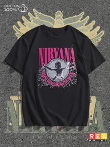Футболка с принтом Nirvana