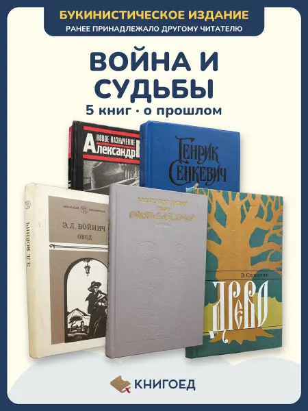 Книгоед Исторические романы Бек Сенкевич Войнич Дюма Солоухин