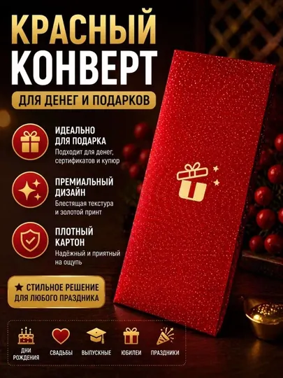 Подарочный конверт