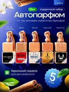 Ароматизатор для автомобиля, набор автопарфюма 5 шт