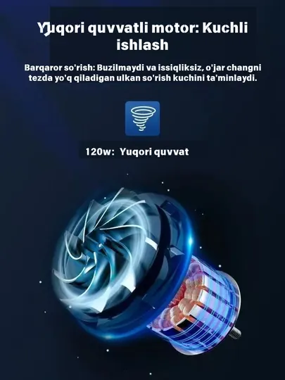 Обновленная версия, портативный беспроводной пылесос, циклонный, перезаряжаемый