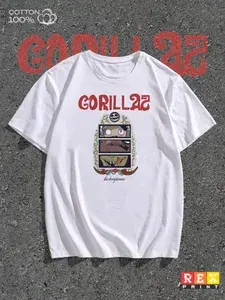 Футболка с принтом Gorillaz