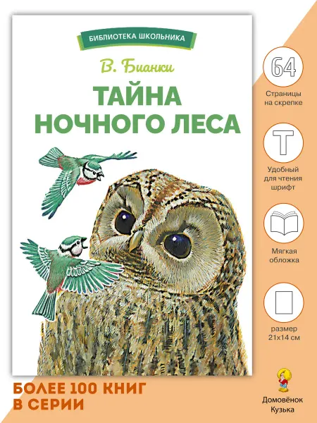 Издательство Стрекоза Тайна ночного леса. Библиотека школьника