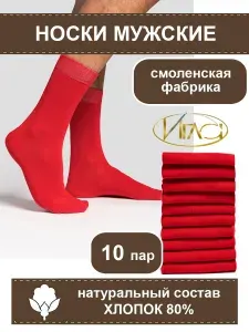 Носки мужские, 10 пар