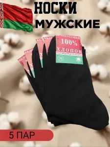 Носки мужские, 5 пар