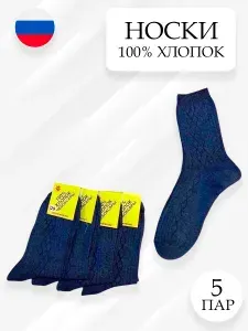 Носки мужские, 5 пар