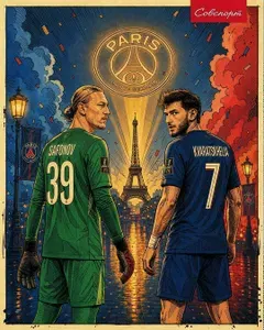 Постер "Сафонов/Кварцхелия"