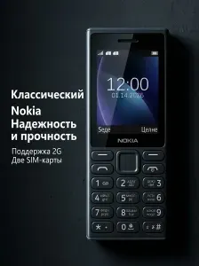 Nokia Мобильный телефон, черный