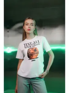 Футболка с принтом баскетбол