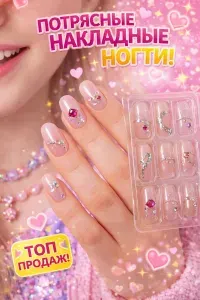 Детские накладные ногти