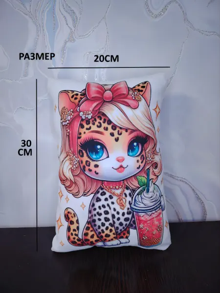 Подушка игрушка котёнок