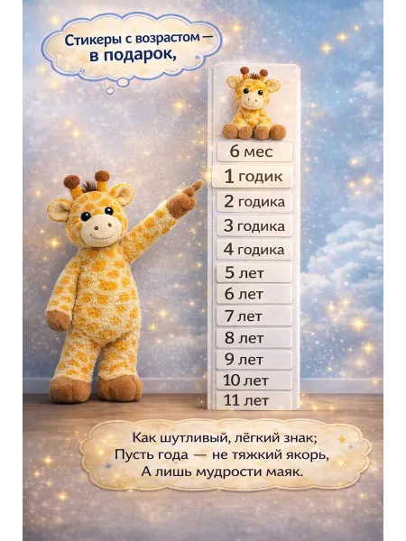 Ростомер детский на стену