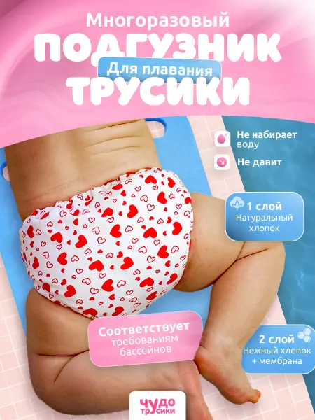 ЧУДО-ТРУСИКИ Подгузники-трусики