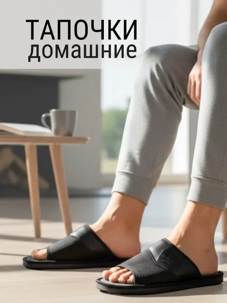 Тапочки домашние открытые