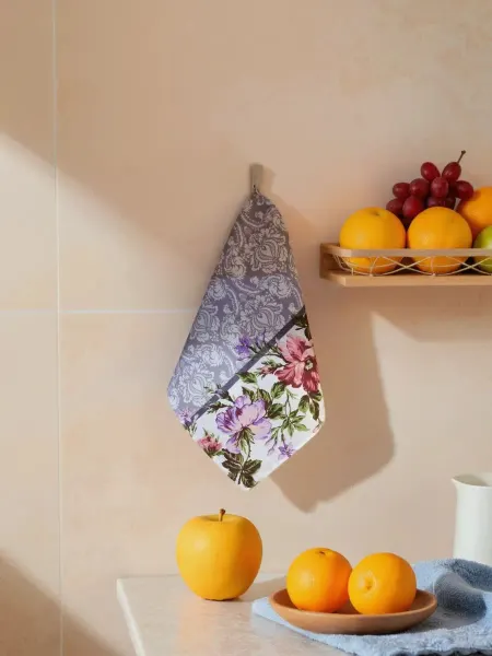 Полотенце кухонное из рогожки