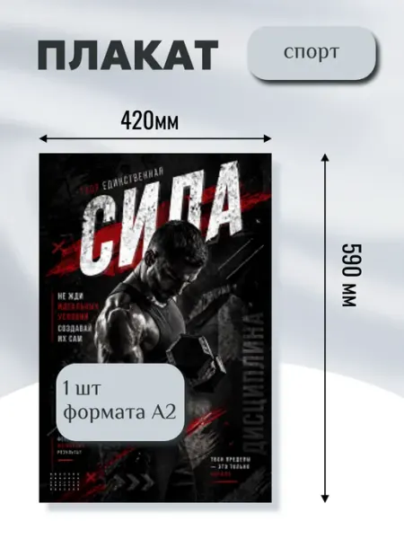 Постер А2 "Спорт"