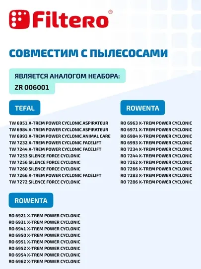 Фильтр для пылесоса Tefal