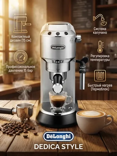 Кофеварка DeLonghi Dedica