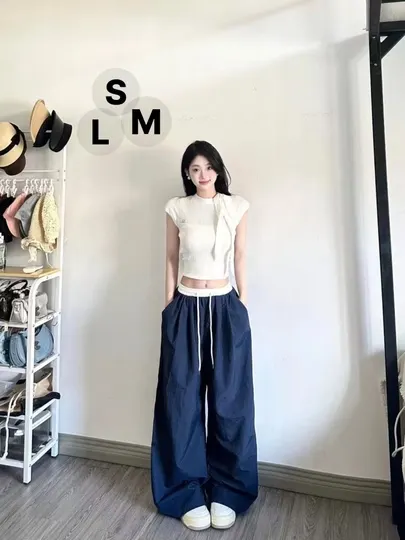 Женские широкие брюки