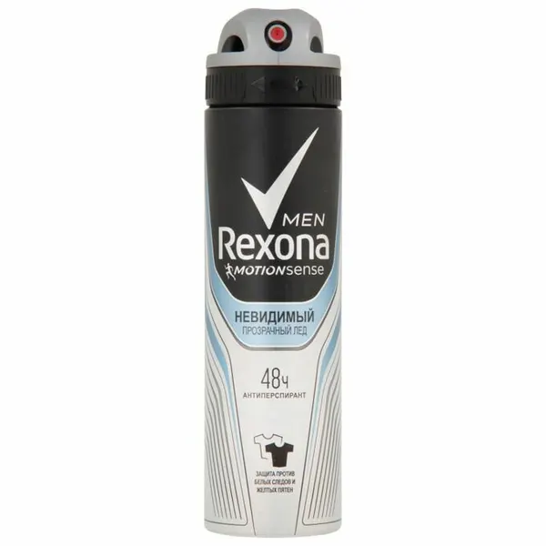Дезодорант-аэрозоль Rexona Прозрачный лед, 150 мл
