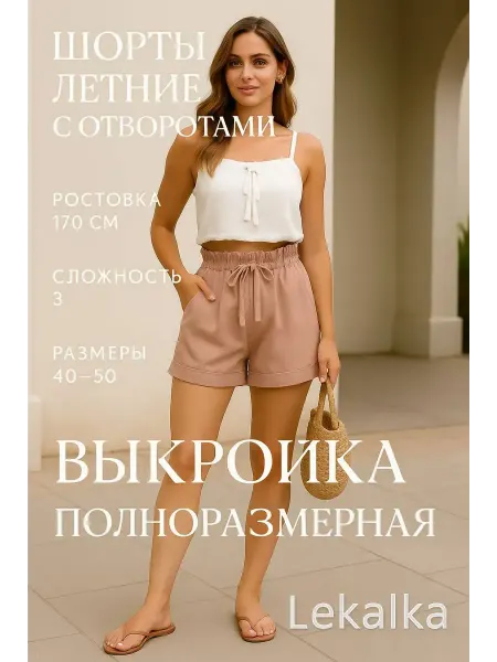 Выкройка шорты летние