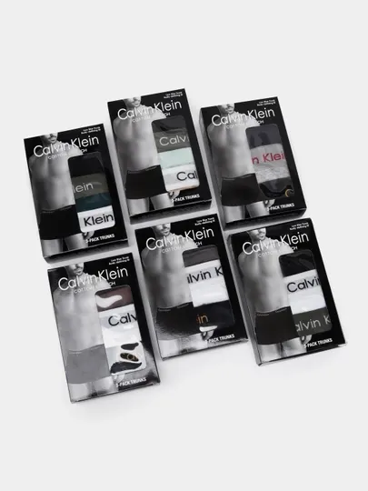 Трусы мужские, набор 3 шт, Calvin Klein