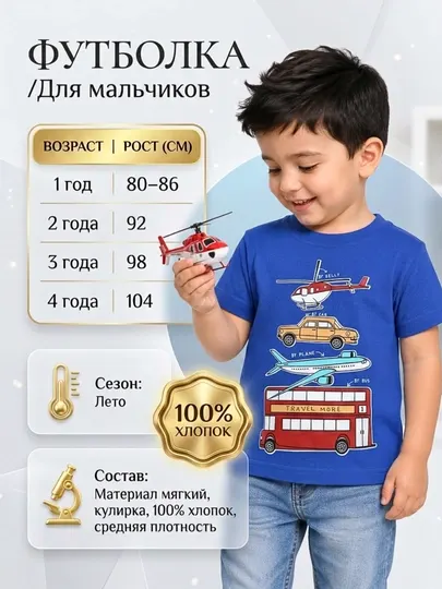 Футболка для мальчиков