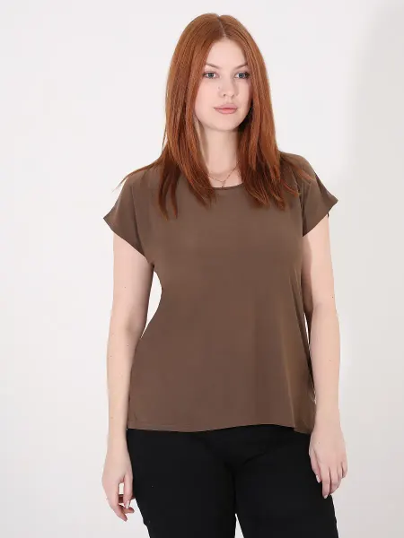 Almondshop Топ большого размера
