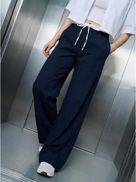 ТВОЕ Брюки широкие с имитацией второго слоя