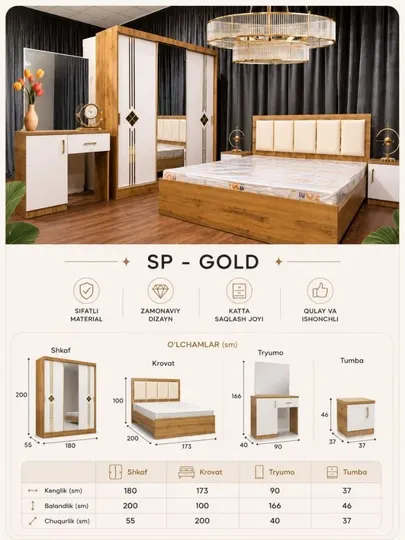 Спальный гарнитур SP GOLD