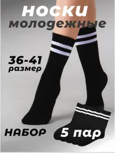 Носки женские, 5 пар