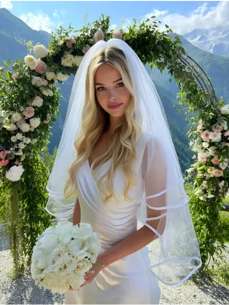 TommiLove Фата свадебная короткая