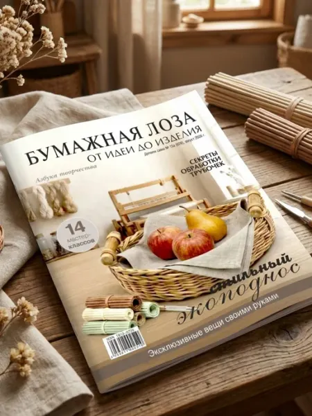 Делаем сами. Толока Книга по рукоделию Плетение из бумажной лозы