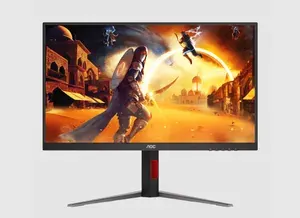 AOC 27" Монитор Q27G4S Black-Red с поворотом экрана (0.3 ms, 178°/178°, 450 cd/m, 1500:1, +2xHDMI 2.1, +DisplayPort 1.4) (Q27G4S), IPS, 2560x1440 2K, 300 Гц, черный, красный