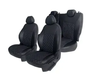 Чехлы на сиденья Ford Focus -3, 2011-2019 г.в., Седан / Хэтчбек / Универсал. Раздельная спинка и сиденье заднего ряда 60/40.