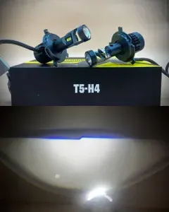 Лампы с линзой H4, 50W, 6500K - Led для Nissan X-Trail 2000-2007 T30 на Ниссан Икстрейл / Лампы для коммерческого транспорта 24 вольта