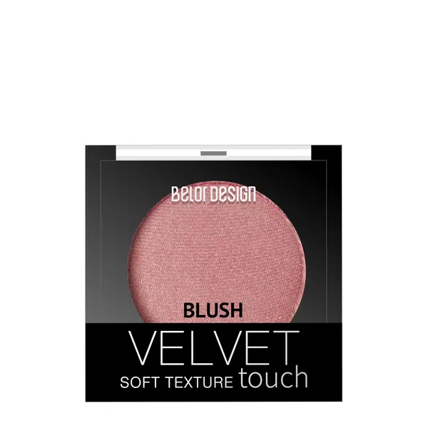 BELOR DESIGN Румяна для лица Velvet Touch 36 гр 102 Розово-Персиковый