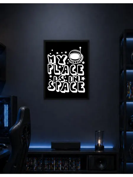 Postersbase Арт-постер Взрослый любитель космоса 50x70