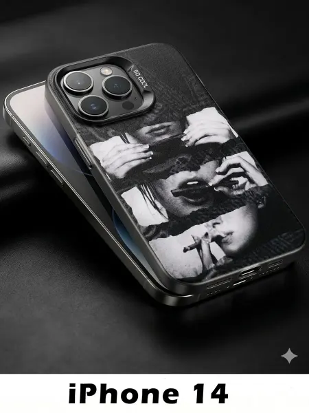 Чехол на iphone 14 с арт-принтом