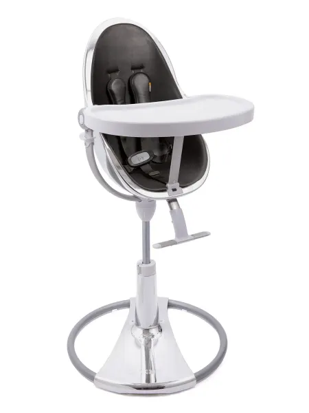 Bloom. Стульчик для кормления 0+ Bloom Fresco Chrome Silver Black