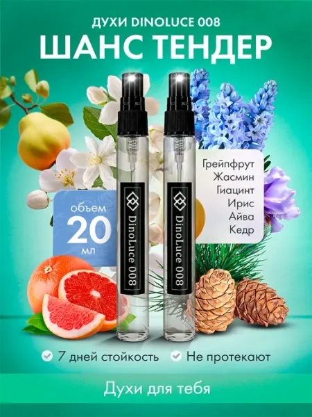 DinoLuce Духи 008 Шанс Тендер 2 шт по 10 мл