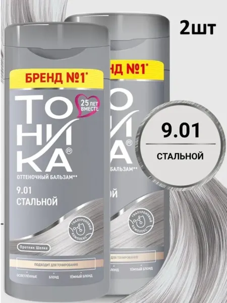 Бархат Тоника Оттеночный бальзам для тонирования волос 9.01