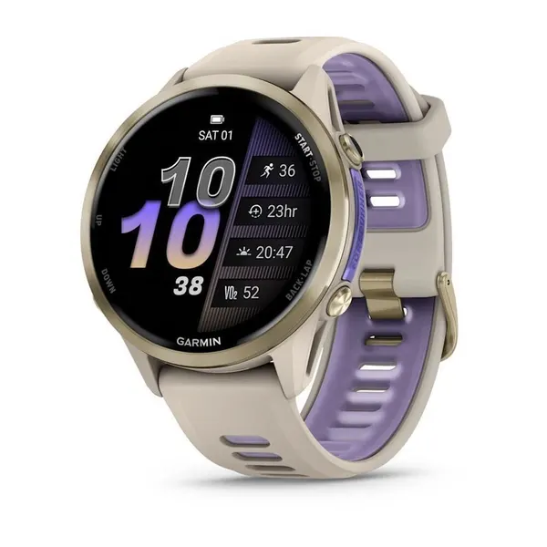 Умные часы Garmin Forerunner 970, Золотой | Soft Gold (010-02969-12 | 010-02969-62)