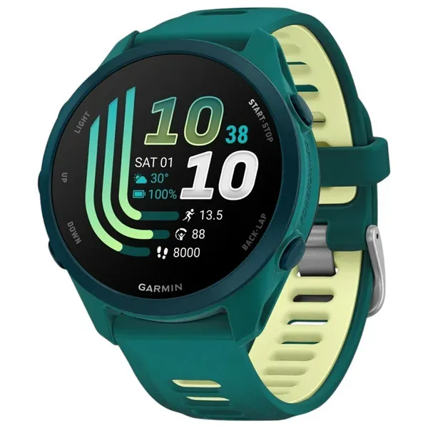 Смарт-часы Garmin Forerunner 170 Music 42.6 мм жёлто-зелёный (010-03920-12)